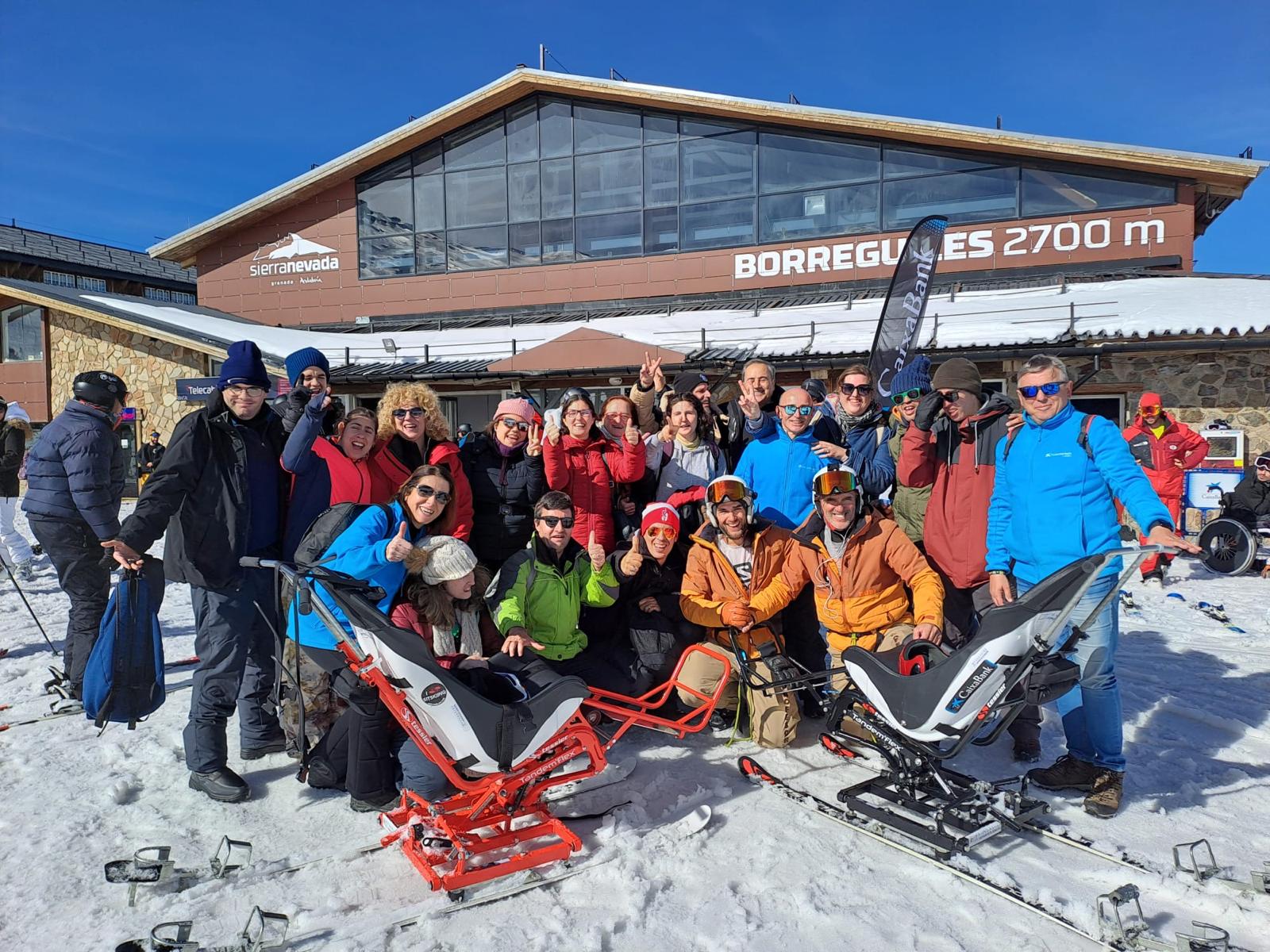 Jornada en Sierra Nevada con la Asociación de Voluntarios Caixabank