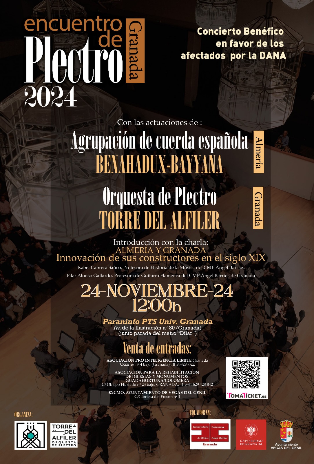 CONCIERTO A BENEFICIO DE LOS DAMNIFICADOS POR LA DANA